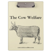  ILLUSTRATIE Het Klembord Koe Welfare (Voorkant)