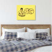 illustratie Hobby Soccer Canvas Afdruk (Insitu (Slaapkamer))