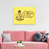 illustratie Hobby Soccer Canvas Afdruk (Insitu (Woonkamer))