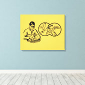 illustratie Hobby Soccer Canvas Afdruk (Insitu (Houten vloer))