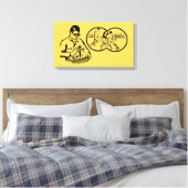 illustratie Hobby Soccer Canvas Afdruk (Insitu (Slaapkamer))