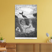 Illustratie Hoesje "20.000 collega's onder het Zee Canvas Afdruk (Insitu (Woonkamer))