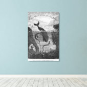 Illustratie Hoesje "20.000 collega's onder het Zee Canvas Afdruk (Insitu (Houten vloer))