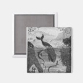 Illustratie Hoesje "20.000 collega's onder het Zee Magneet (Voorkant / Achterkant)