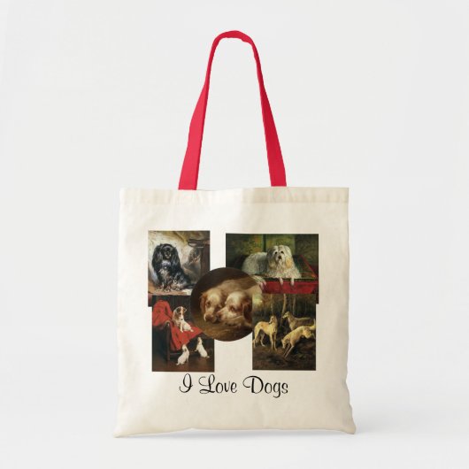  illustratie Honden en Puppies! Tote Bag (Voorkant)