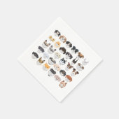 Illustratie Honden met ademhalingsset Servet (Hoek)