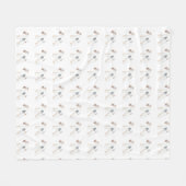 Illustratie Hondenras van Wire Fox Terrier Illustr Fleece Deken (Voorkant (Horizontaal))