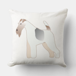Illustratie Hondenras van Wire Fox Terrier Illustr Kussen
