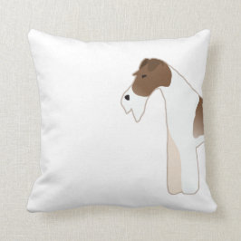 Illustratie Hondenras van Wire Fox Terrier Illustr Kussen