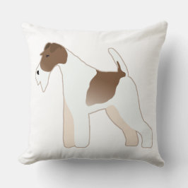 Illustratie Hondenras van Wire Fox Terrier Illustr Kussen