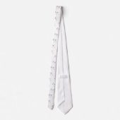 Illustratie Hondenras van Wire Fox Terrier Illustr Stropdas (Achterkant)