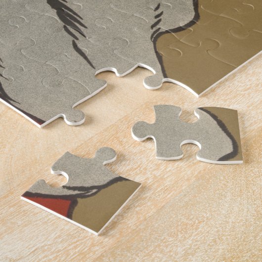 Illustratie honkbalspeler (1908) legpuzzel (Zijkant)