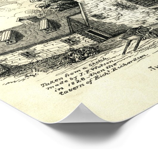  illustratie House Norristown PA Poster (Hoek)