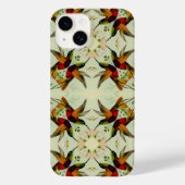  illustratie Hummingvogels en bloemen Case-Mate iPhone Case (Achterkant)