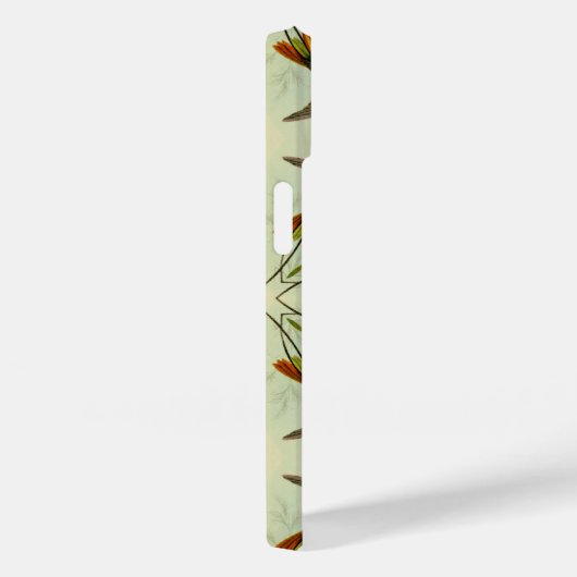  illustratie Hummingvogels en bloemen Case-Mate iPhone Case (Achterkant / Rechts)