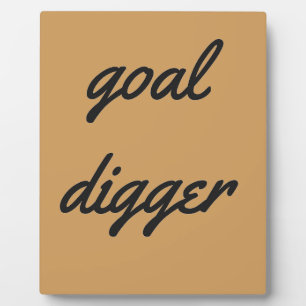 Illustratie Humor ontwerp Collectie Goal Digger Fotoplaat