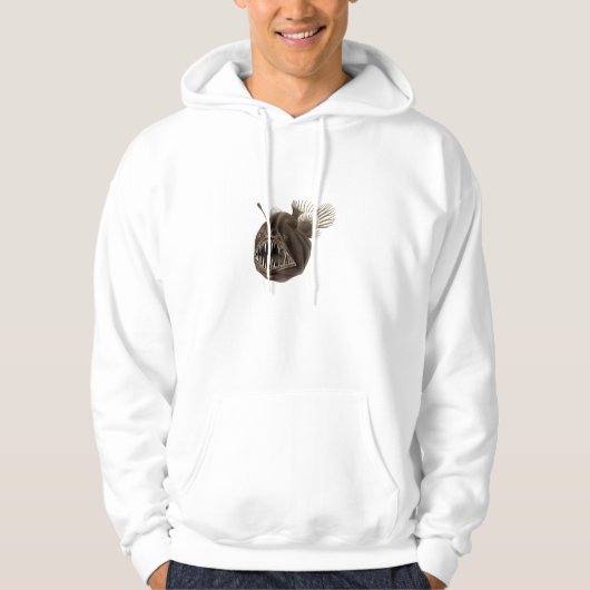  illustratie Humpback Angler Fish Hoodie (Voorkant)