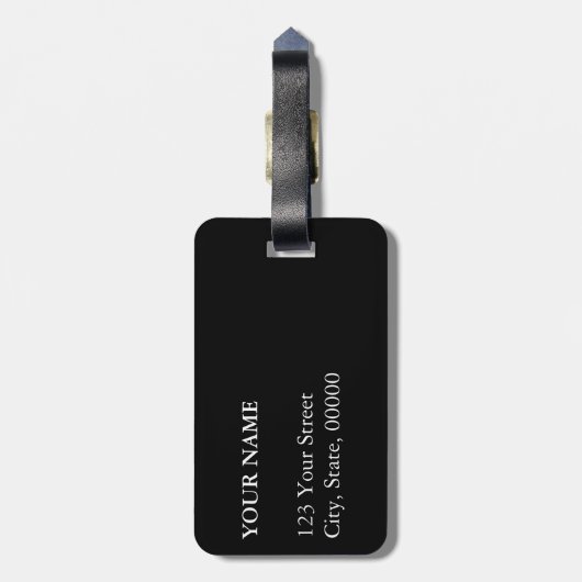  illustratie I Love camera Bagagelabel (Achterkant verticaal)