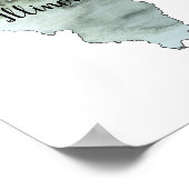 Illustratie Illinois State Poster (Hoek)