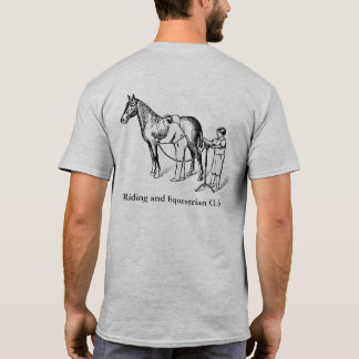 Illustratie illustratie paard uitknippen, monogra t-shirt