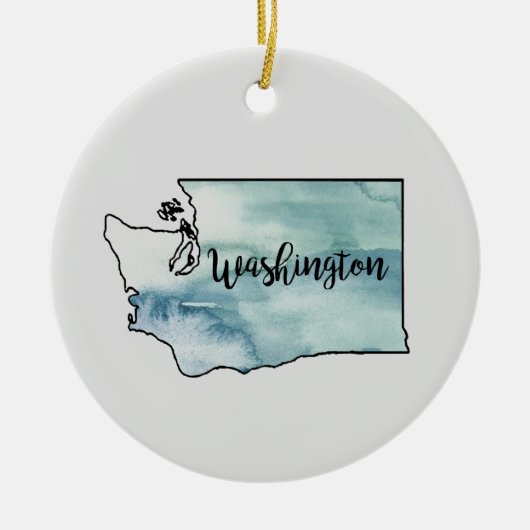 Illustratie illustratie schilderen in Washington S Keramisch Ornament (Voorkant)