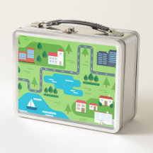 Illustratie illustratie van nabuurschap routekaart