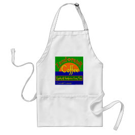 Illustratie in Excel Coffee Retro Label Art Apron Standaard Schort