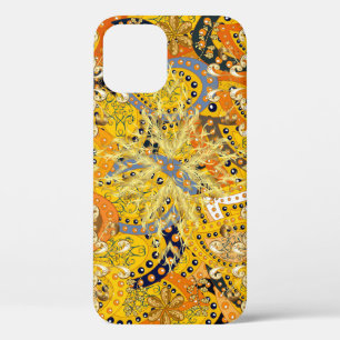 Illustratie in gele, oranje en bruine kleuren. I Case-Mate iPhone Case