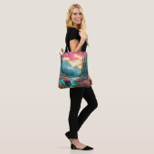 Illustratie in het wild tote bag (Op model)