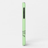Illustratie in het zwart van Cat Face Whiskers Gre Case-Mate iPhone Case (Achterkant/links)
