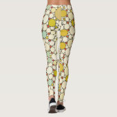Illustratie in Retro Style Leggings (Achterkant)