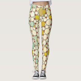 Illustratie in Retro Style Leggings
