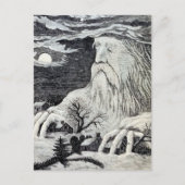 illustratie "Jack Frost" Briefkaart (Voorkant)