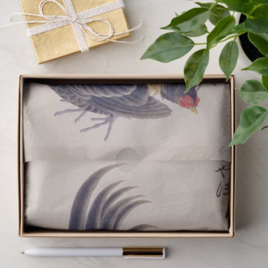  illustratie: Japans bantam Tissuepapier (Geschenk)