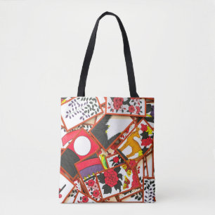 Illustratie Japanse afspeelkaarten (diverse) Tote Bag