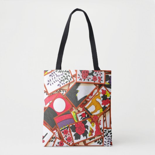 Illustratie Japanse afspeelkaarten (diverse) Tote Bag (Voorkant)