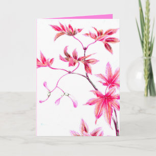 illustratie Japanse maple tree Kaart