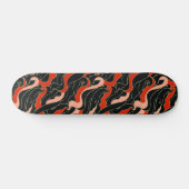 Illustratie Japanse stijl Persoonlijk Skateboard (Horizontaal)
