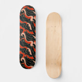 Illustratie Japanse stijl Persoonlijk Skateboard (Voorkant)