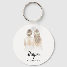 Illustratie: je wordt mijn bridesmaïde toetsenbord