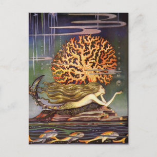 illustratie Jennie Harbour De Zeemeermin Briefkaart