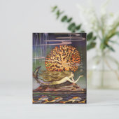  illustratie Jennie Harbour De Zeemeermin Briefkaart (Staand voorkant)