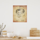 Illustratie  jock-riem poster (Keuken)