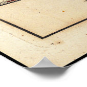 Illustratie John Bevis 1750 van de Zodiac van Capr Poster (Hoek)