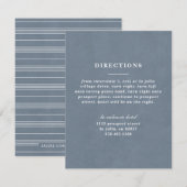 Illustratie: Kaart Knot Directions - Blue Grey (Voorkant / Achterkant)