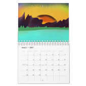 Illustratie kalender zonsondergang (Mar 2027)