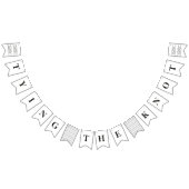 Illustratie: kanaalvlaggen van Knot Bunting - zwar Vlaggetjes (Alle)