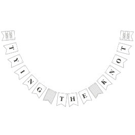 Illustratie: kanaalvlaggen van Knot Bunting - zwar Vlaggetjes