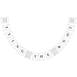 Illustratie: kanaalvlaggen van Knot Bunting - zwar Vlaggetjes