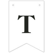 Illustratie: kanaalvlaggen van Knot Bunting - zwar Vlaggetjes (Tweede vlag)